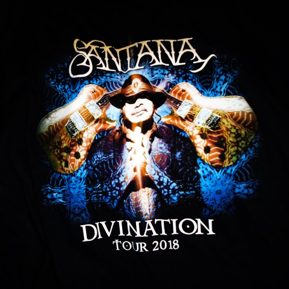 carlos santana divination 2018 new official 2xl santana mdse - latin rock guitar - Picture 5 of 5